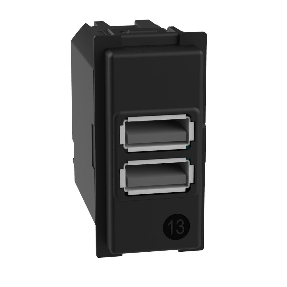 LN - Incarcator dublu USB Tip A+A, 1M - BTicino K4191AA