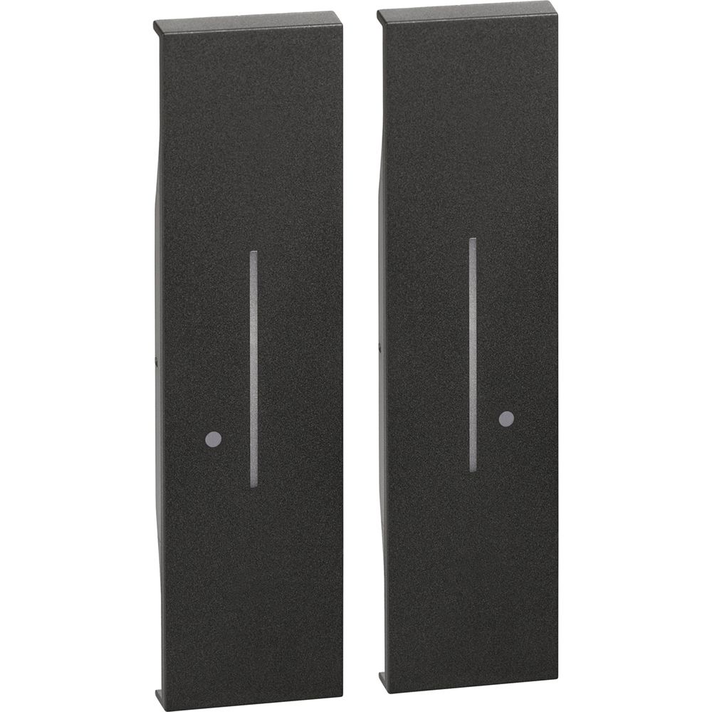 LNW-COVER 1M+1M BLACK - BTicino KG36M2