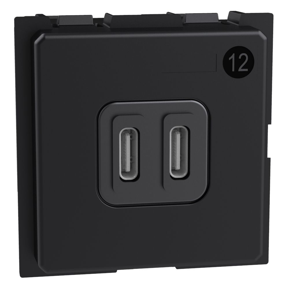 LNOW Incarcator USB tip C+C, Power Deliv,  30W, 2M - BTicino K4293CC