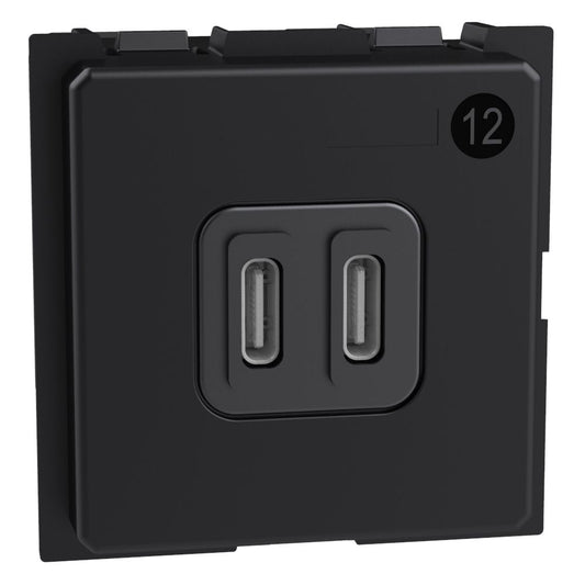 LNOW Incarcator USB tip C+C, Power Deliv,  30W, 2M - BTicino K4293CC