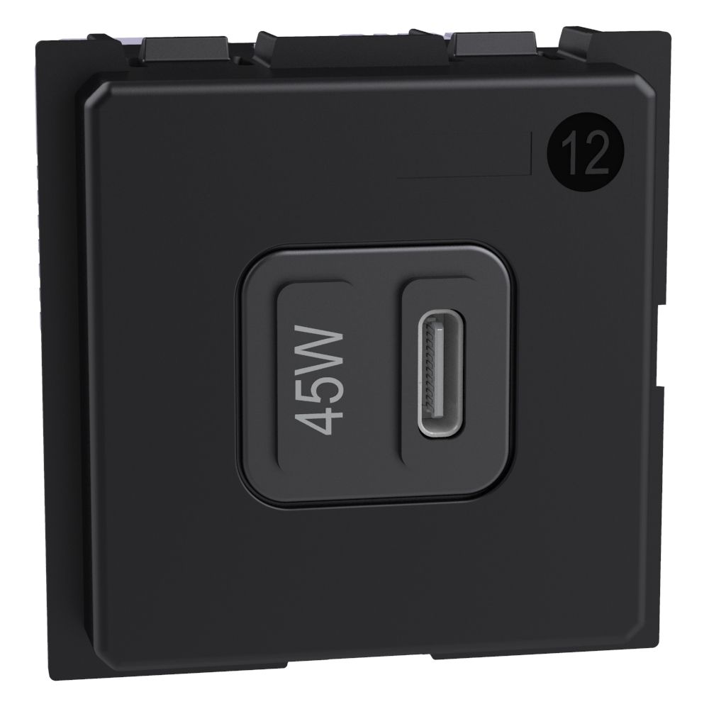 LNOW Incarcator USB tip C, Power Deliv,  45W, 2M - BTicino K4294C