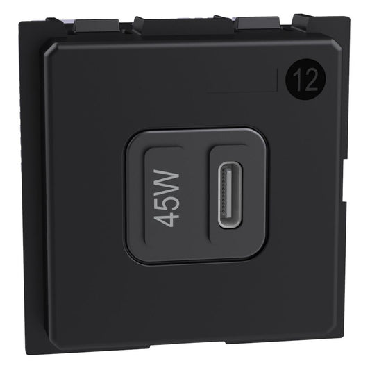 LNOW Incarcator USB tip C, Power Deliv,  45W, 2M - BTicino K4294C