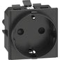 LN- L.NOW - presa std ted. mors. aut. 2P+T nera - BTicino KG4141A