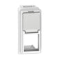 LN- Placa priza RJ 45 1m Keystone  alb - BTicino KW07K