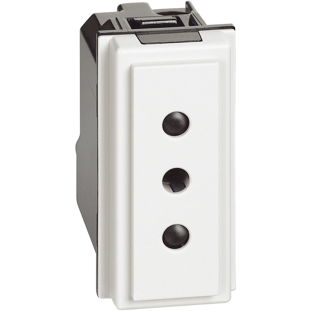 LN- Priza 2P+T 10A 250Vac alb - BTicino KW4113
