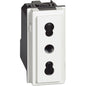 LN- Priza 2P+T 10/16A 250Vac alba - BTicino KW4180